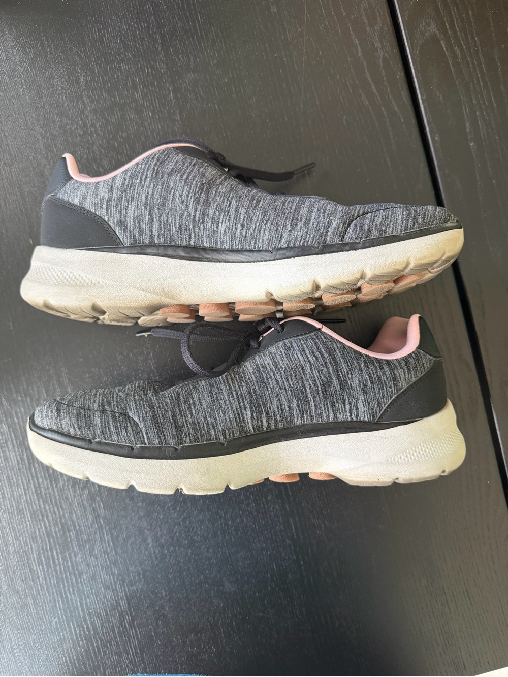 Skechers GOwalk Hyper Pillars Women’s Walking Shoes Black Gray Pink Size 8 - Picture 5 of 9